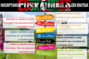 Inscriptions Euskal Trails 2023